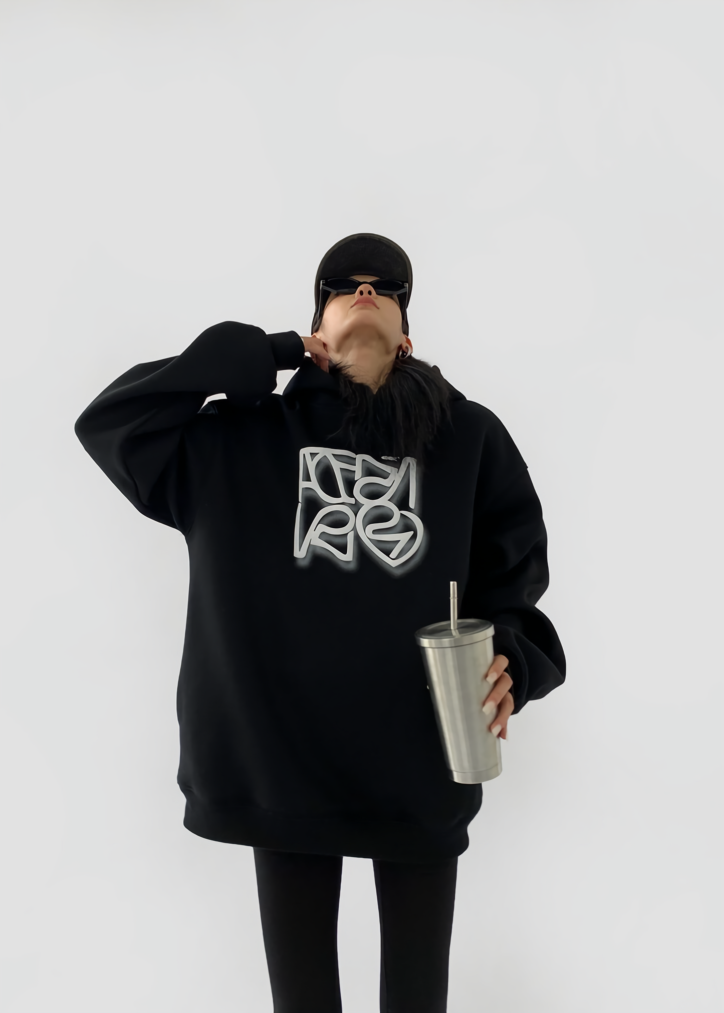 Logo Big Silhouette Hoodie / AS1141