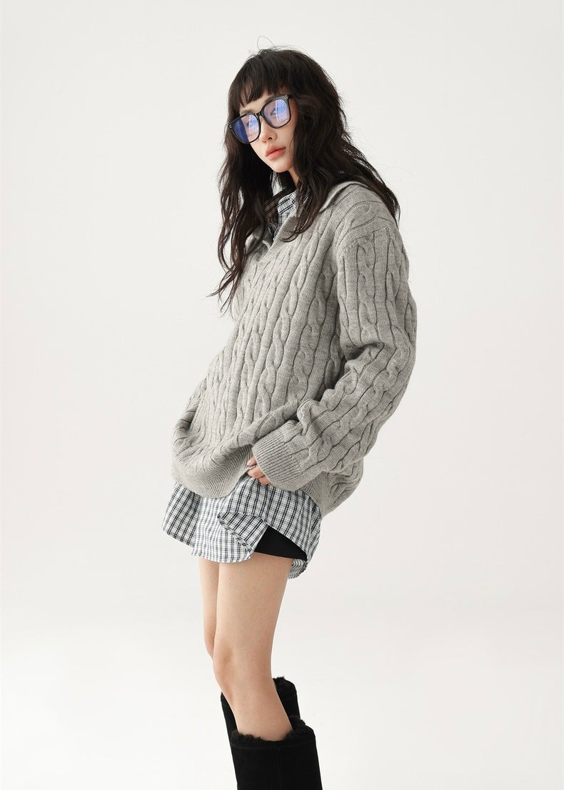Polo neck sweater / AS1215
