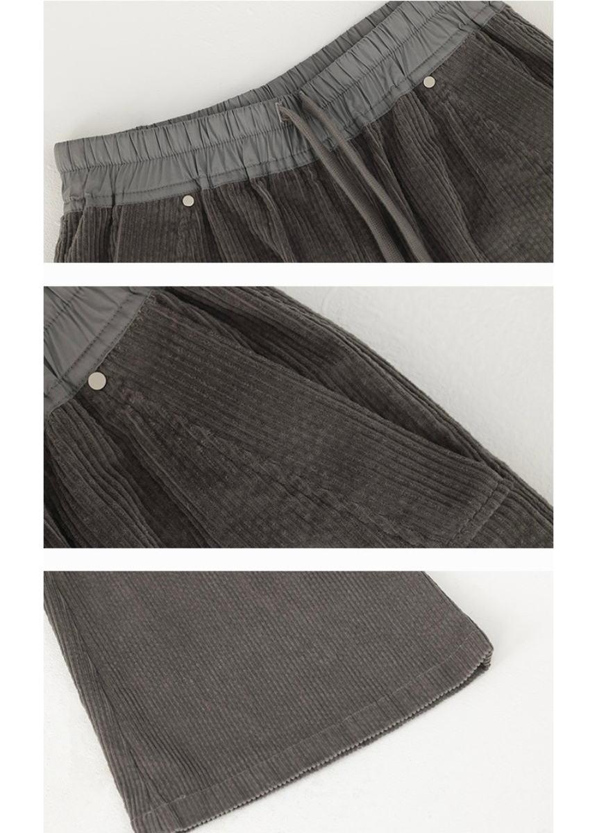 loose fit corduroy pants / AS1186