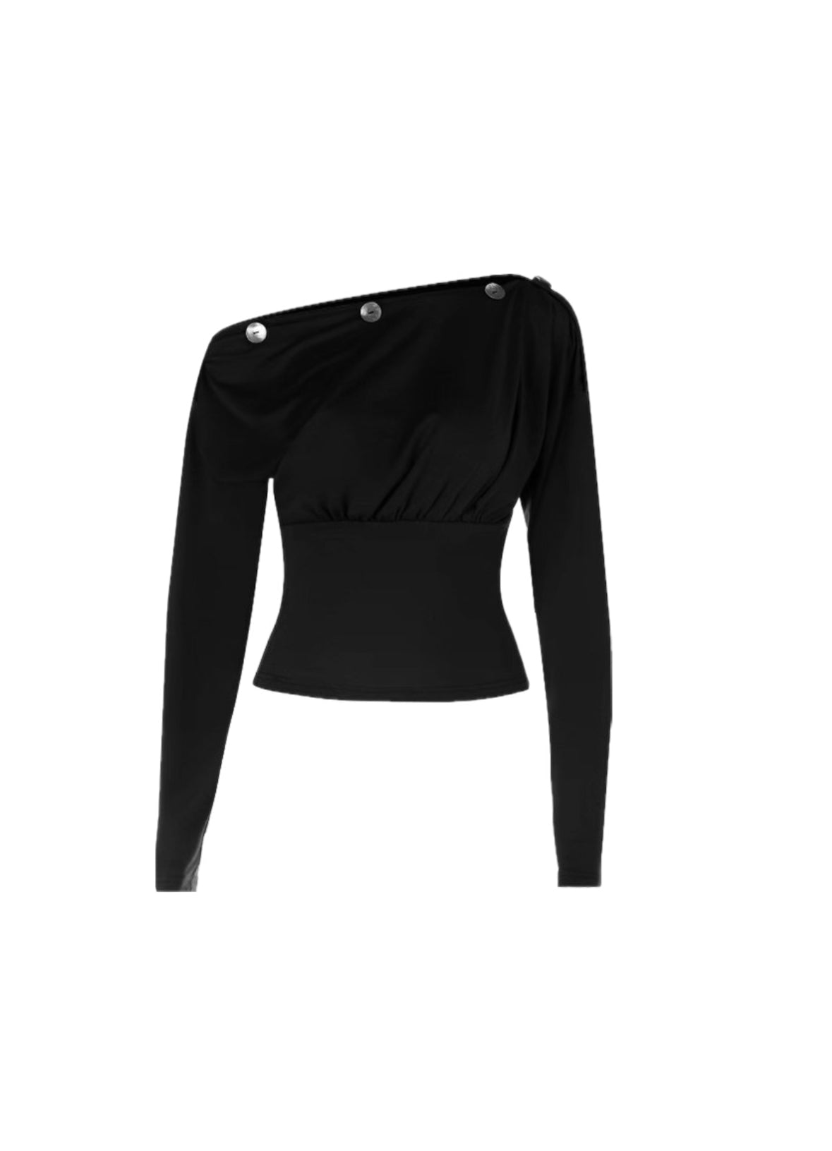 スラントネックオフショルダー長袖T / vo1265