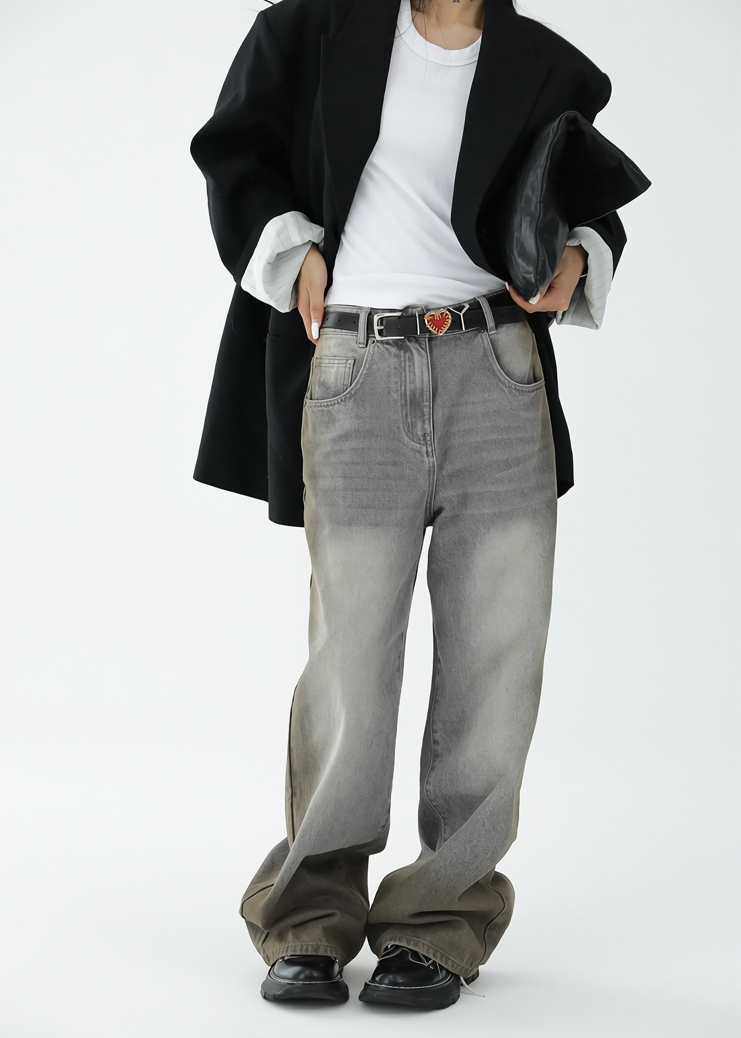 industry gradient wash jeans / AS1126