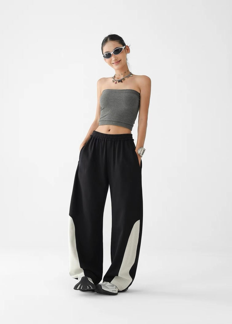 Design contrast sweatpants / AS1325