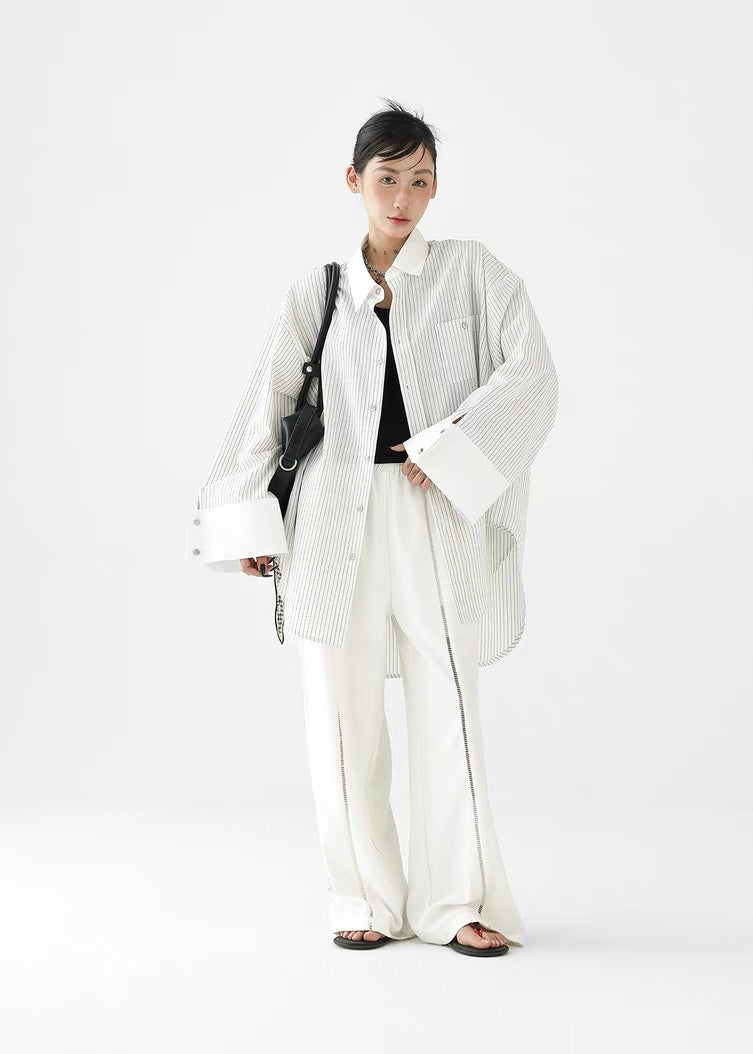 Striped design style shirt / AS1320