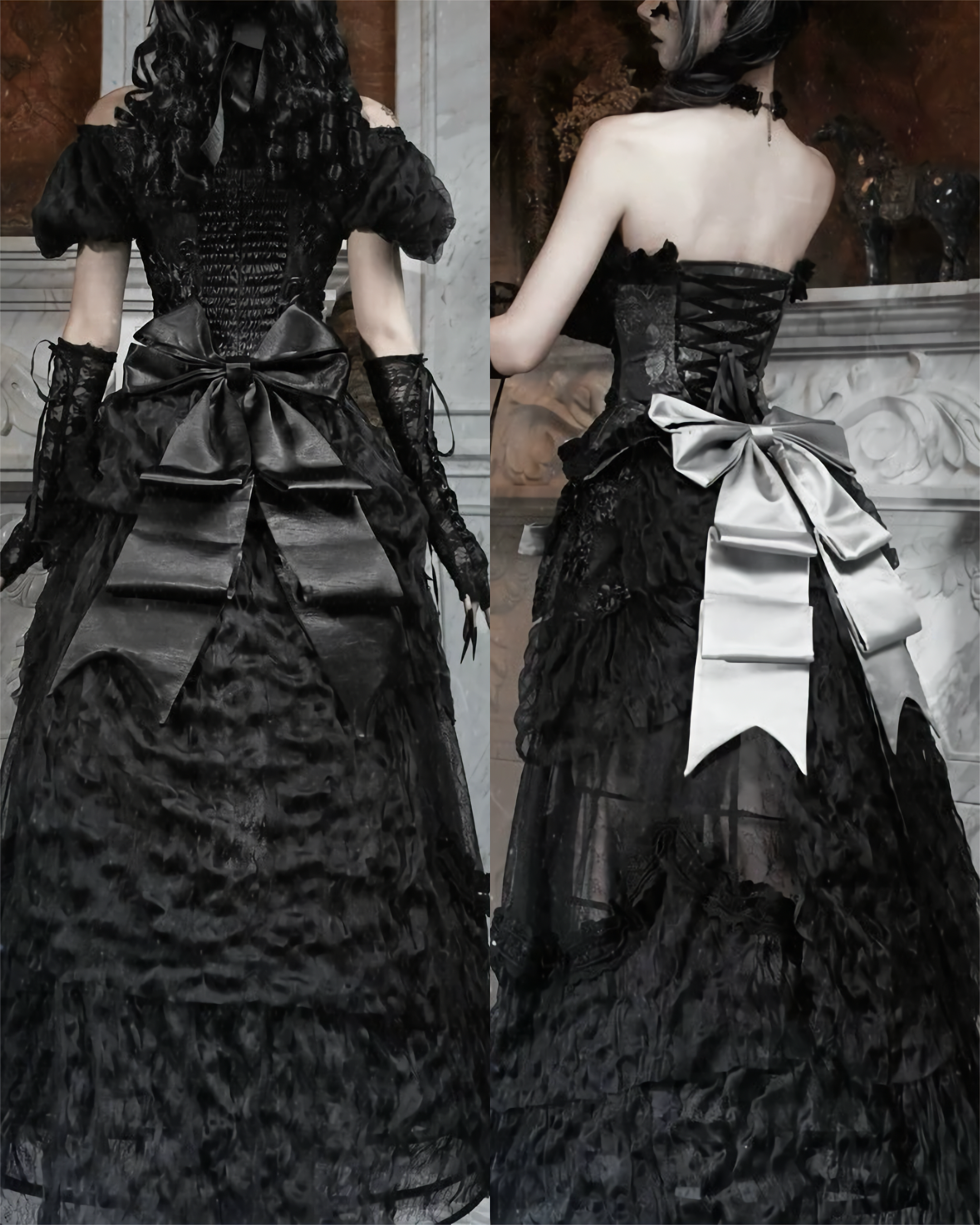 Long Tail Ribbon Back Accessory / NC08 – va1halla