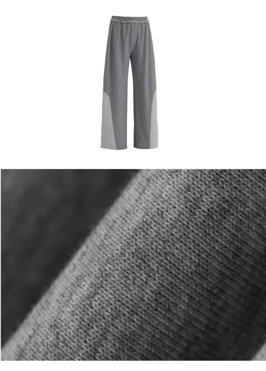 Design contrast sweatpants / AS1325