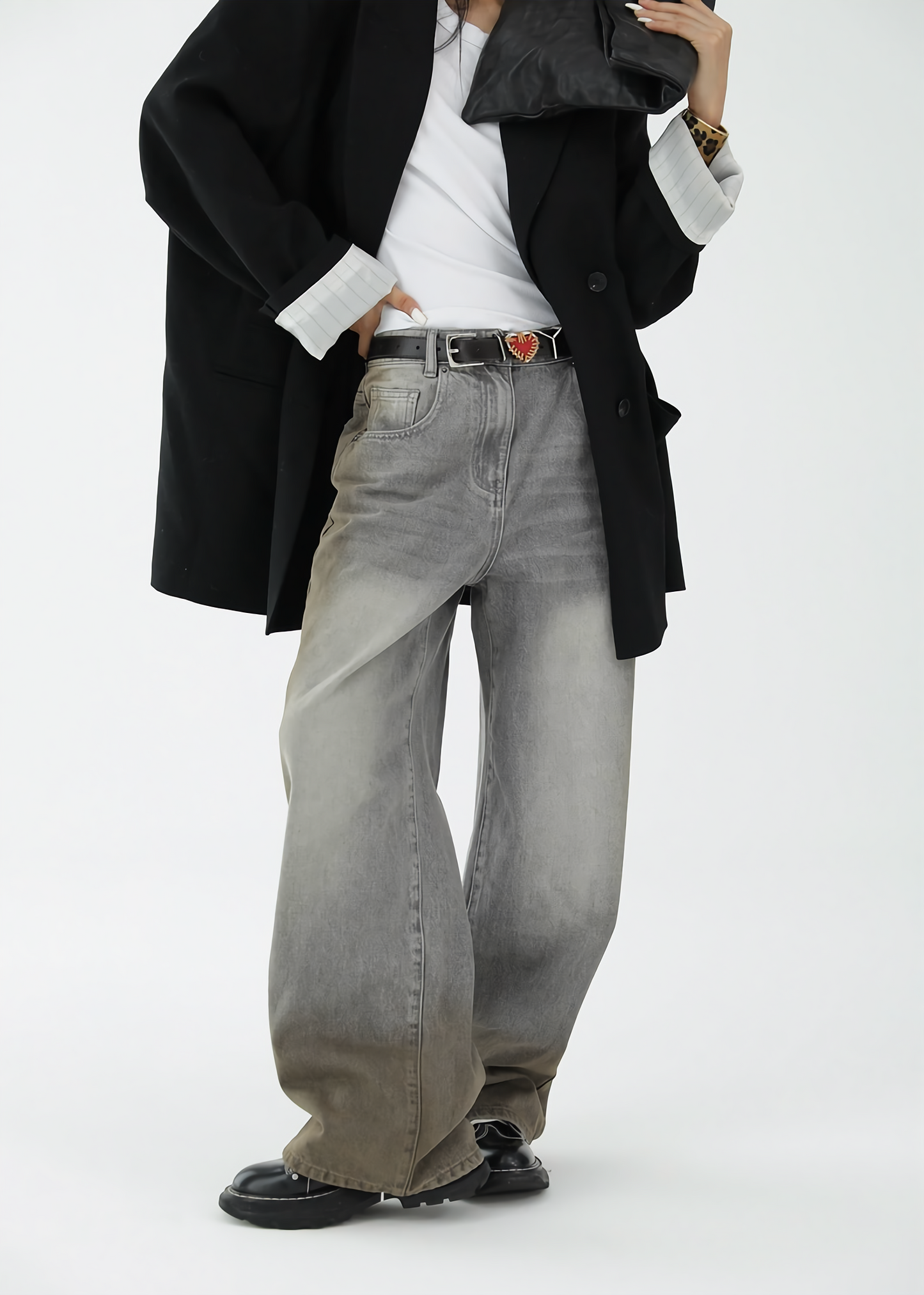 industry gradient wash jeans / AS1126