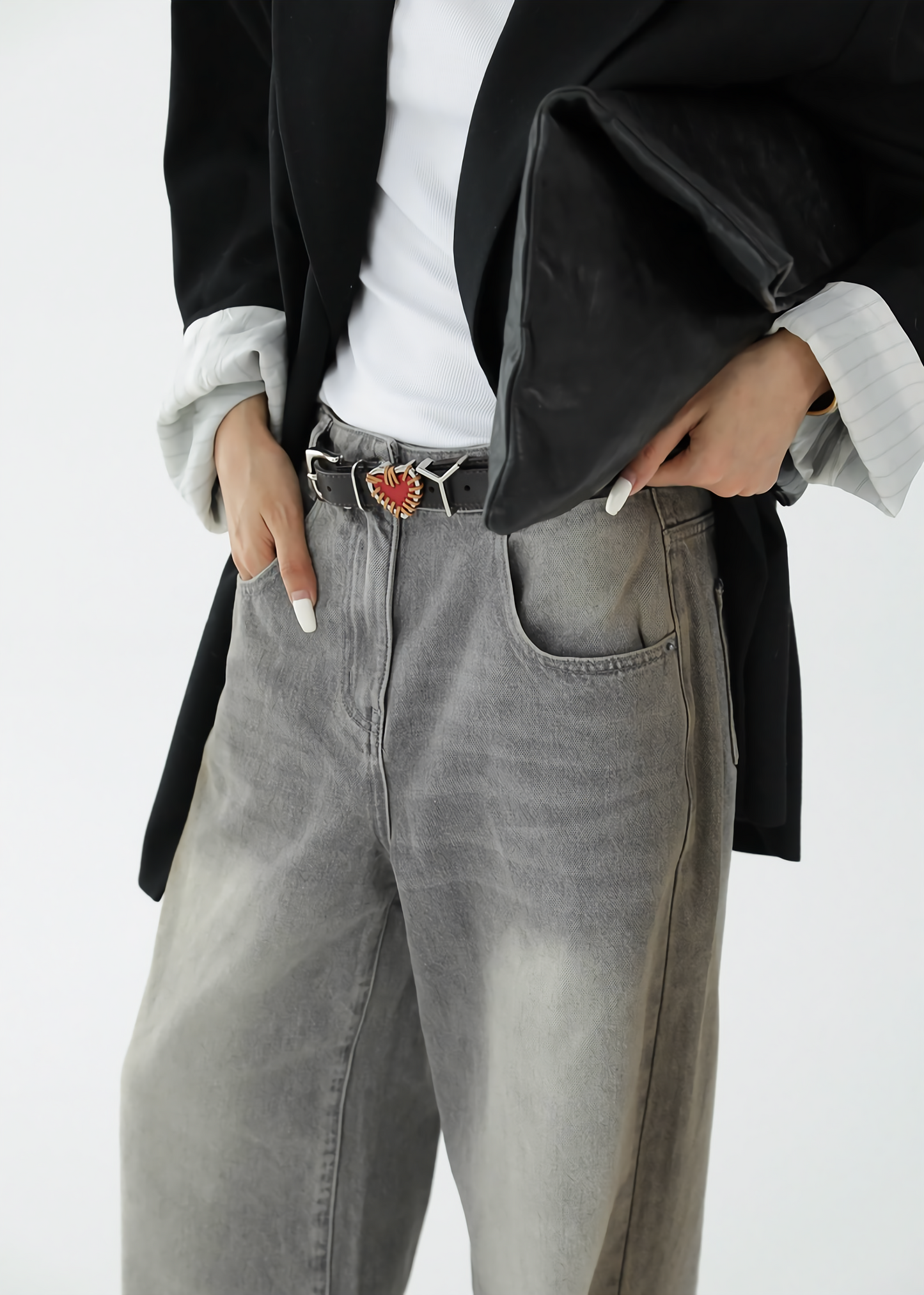 industry gradient wash jeans / AS1126