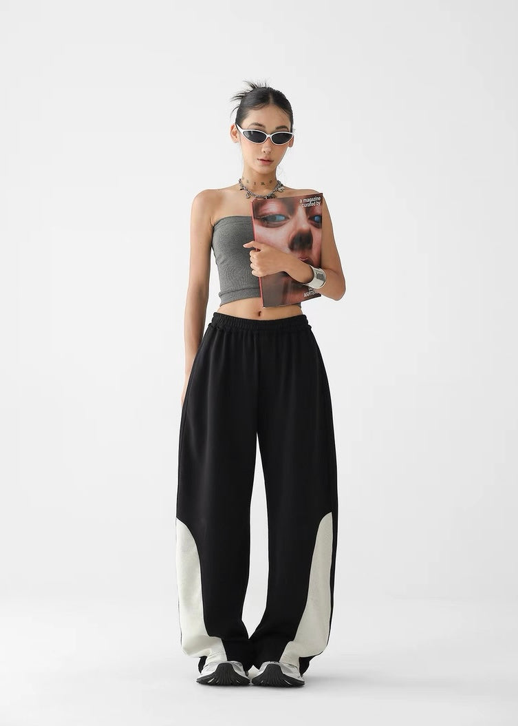 Design contrast sweatpants / AS1325