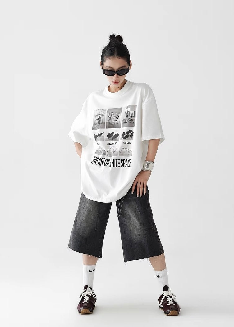 American Retro Round Neck T-Shirt / AS1267