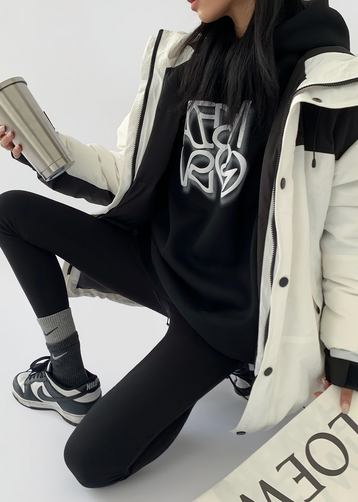 Logo Big Silhouette Hoodie / AS1141