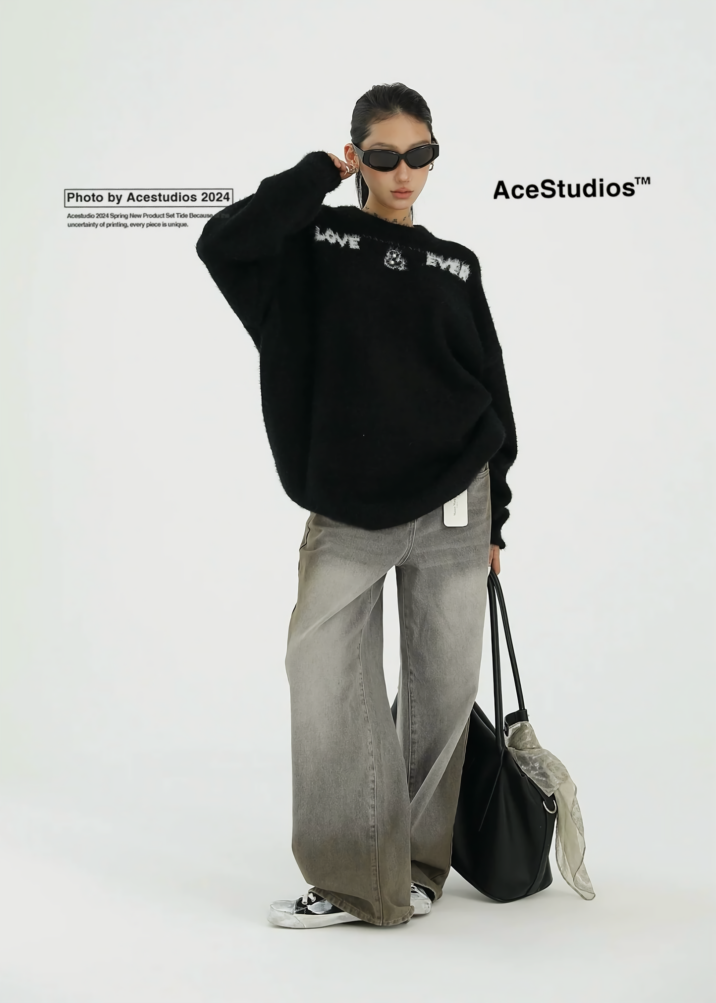 industry gradient wash jeans / AS1126
