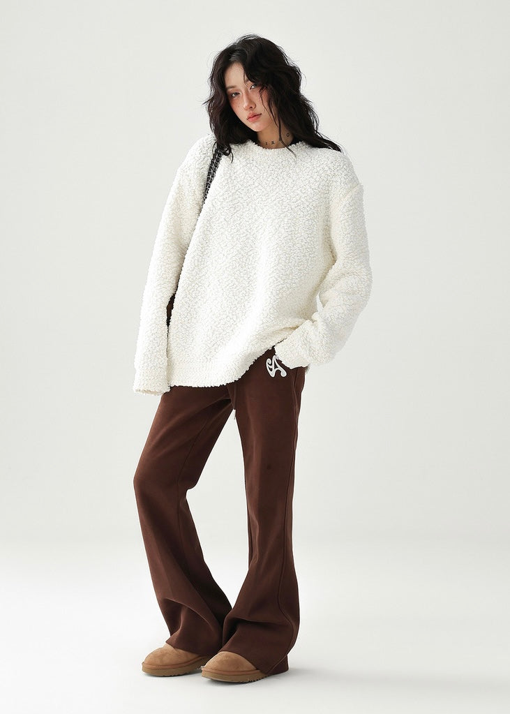 round neck pullover sweater / AS1187