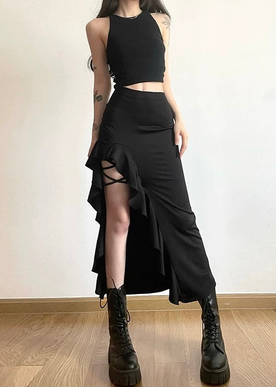 サイドスリットマーメイドスカート / VO1155