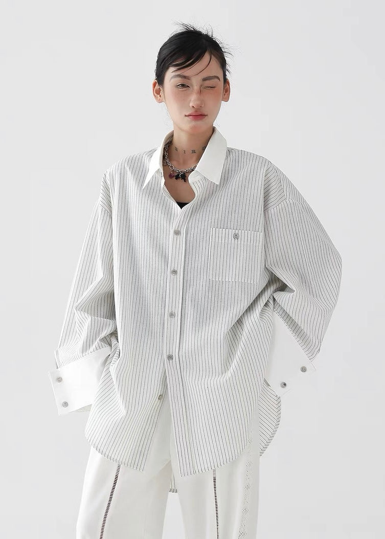 Striped design style shirt / AS1320