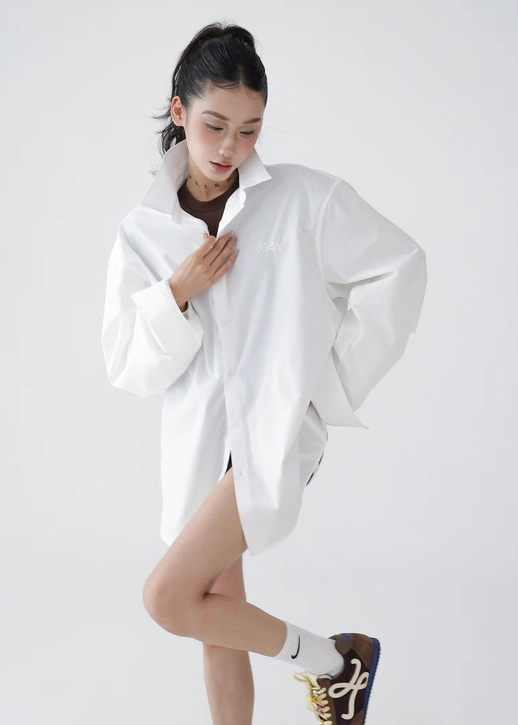 Loose casual relaxed shirt / AS1274