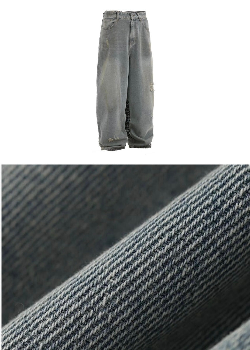 High street vintage loose jeans / AS1255