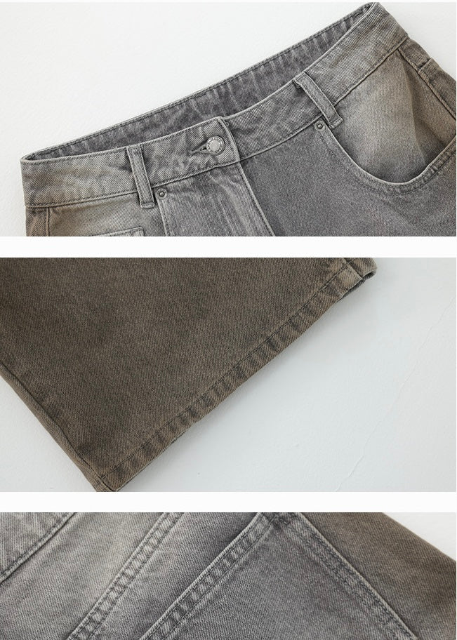industry gradient wash jeans / AS1126