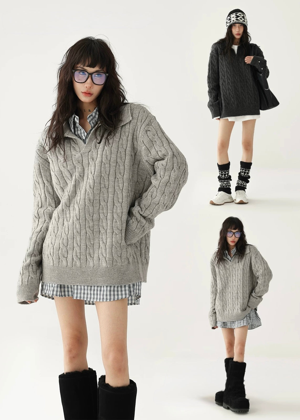Polo neck sweater / AS1215