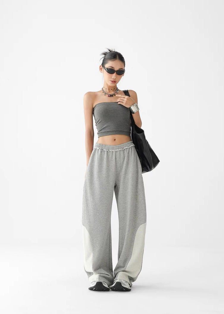 Design contrast sweatpants / AS1325