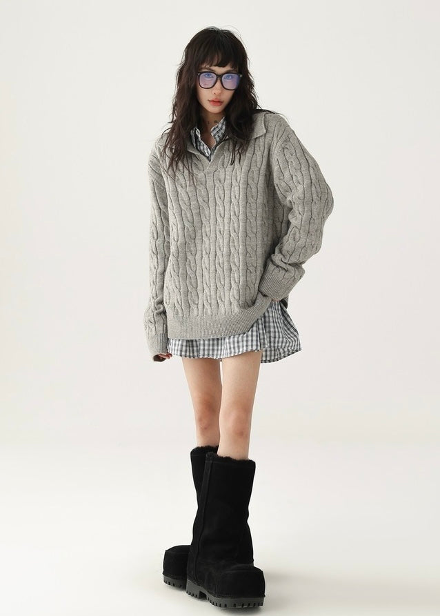 Polo neck sweater / AS1215