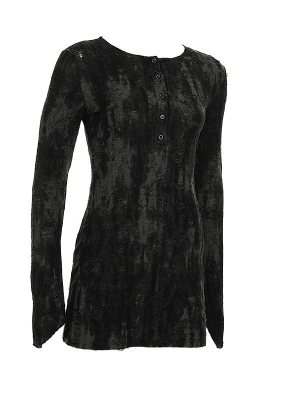 ヴィンテージ絞り染めミニワンピース / VO1303