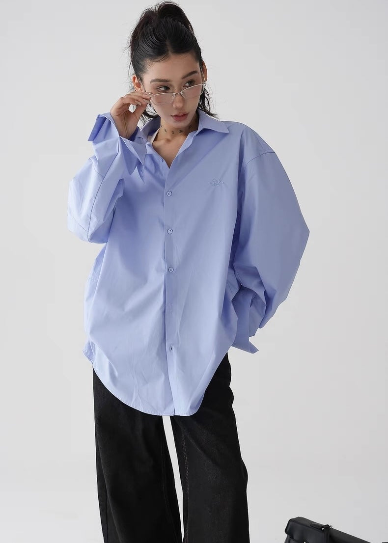Loose casual relaxed shirt / AS1274