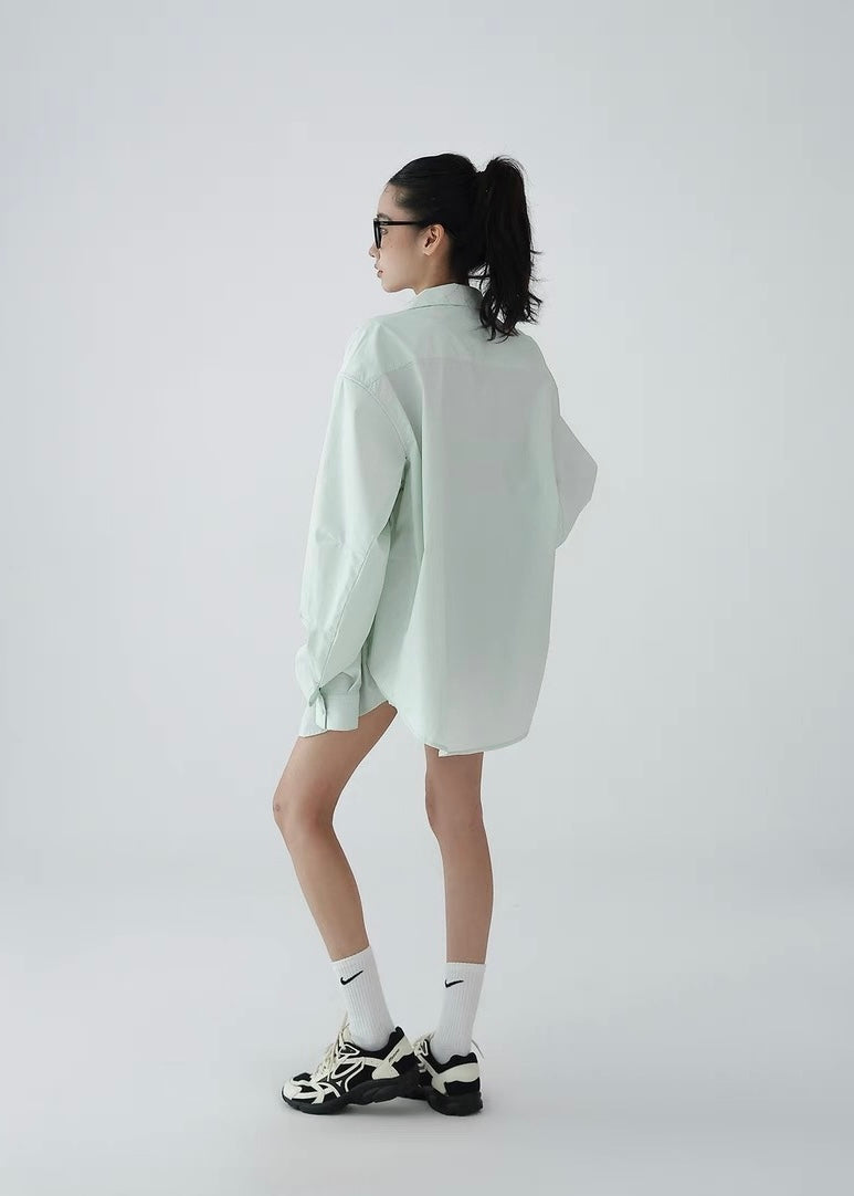 Loose casual relaxed shirt / AS1274