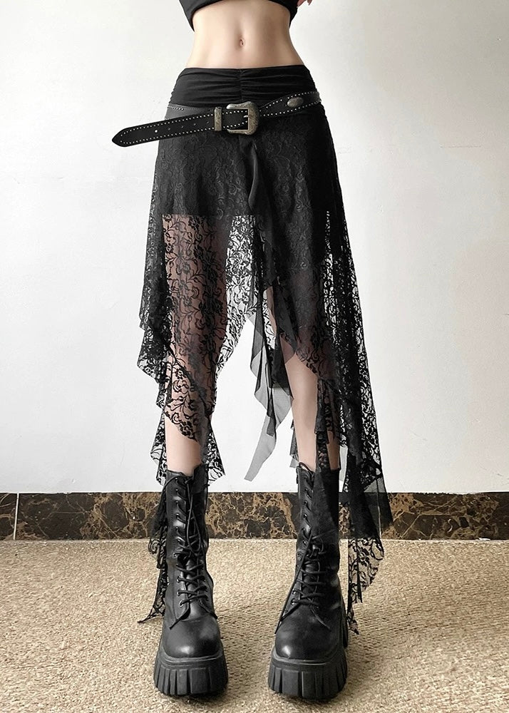 レースイレギュラーヘムスカート / VO1252
