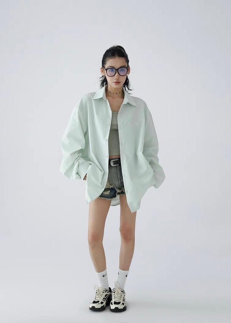 Loose casual relaxed shirt / AS1274