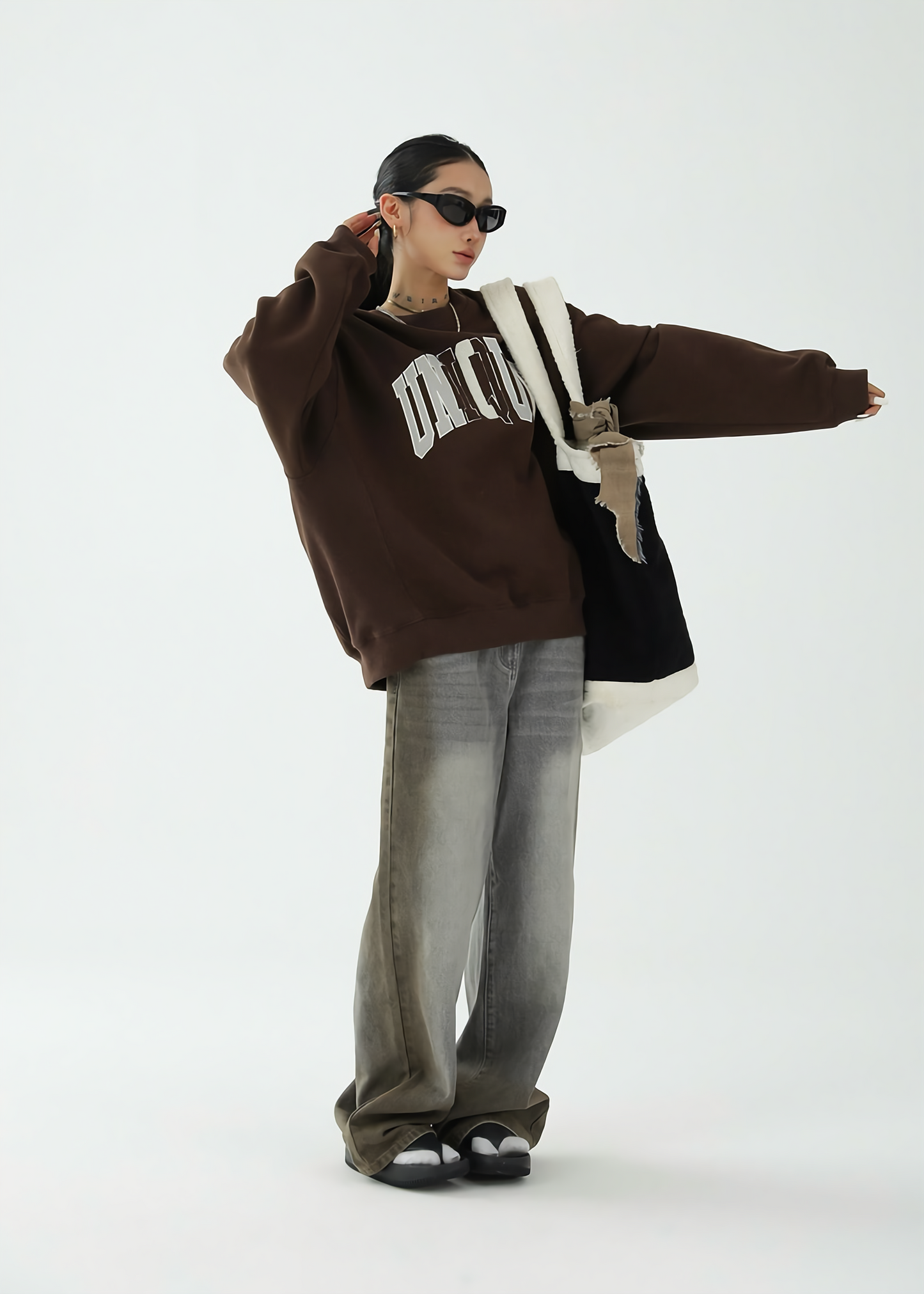 industry gradient wash jeans / AS1126