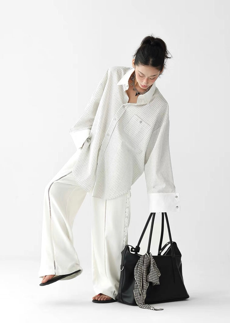 Striped design style shirt / AS1320