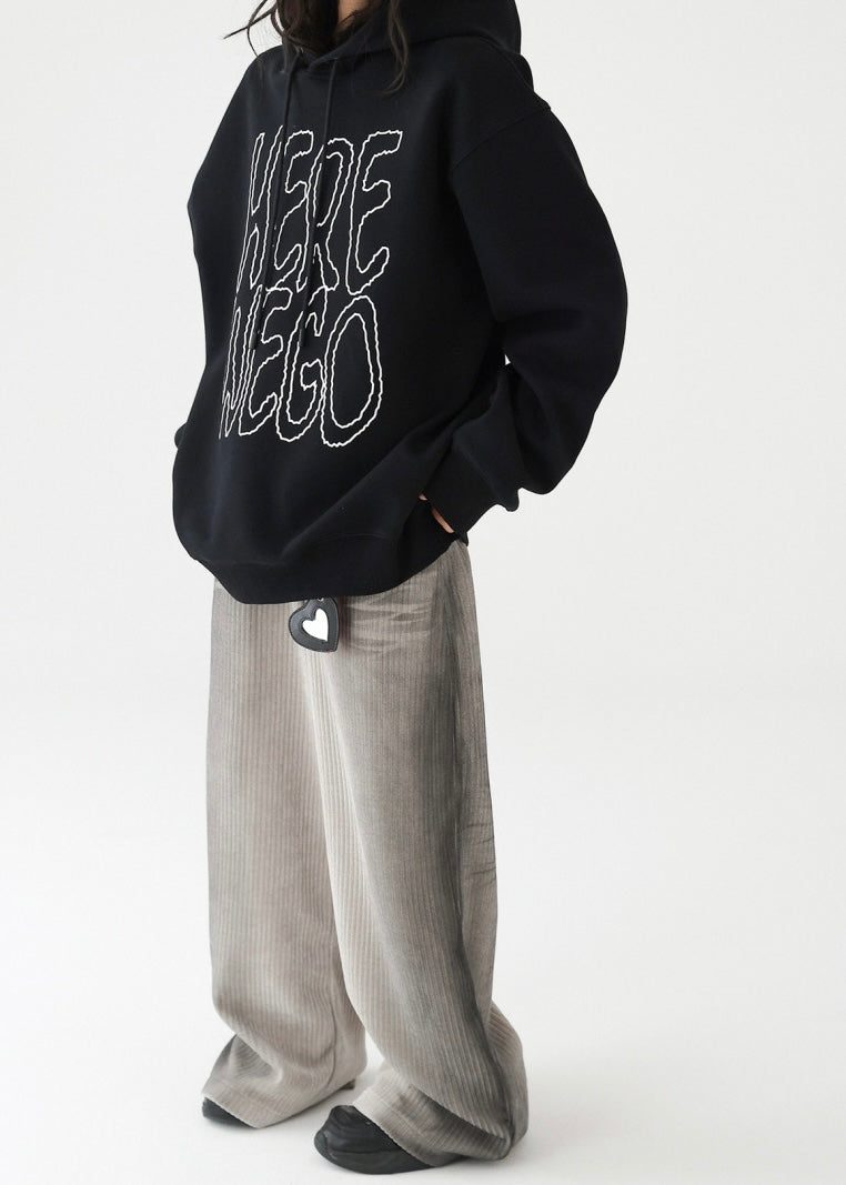 Drawstring pullover hoodie / AS1192