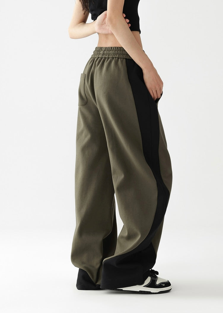 Relaxed loose line pants / AS1219