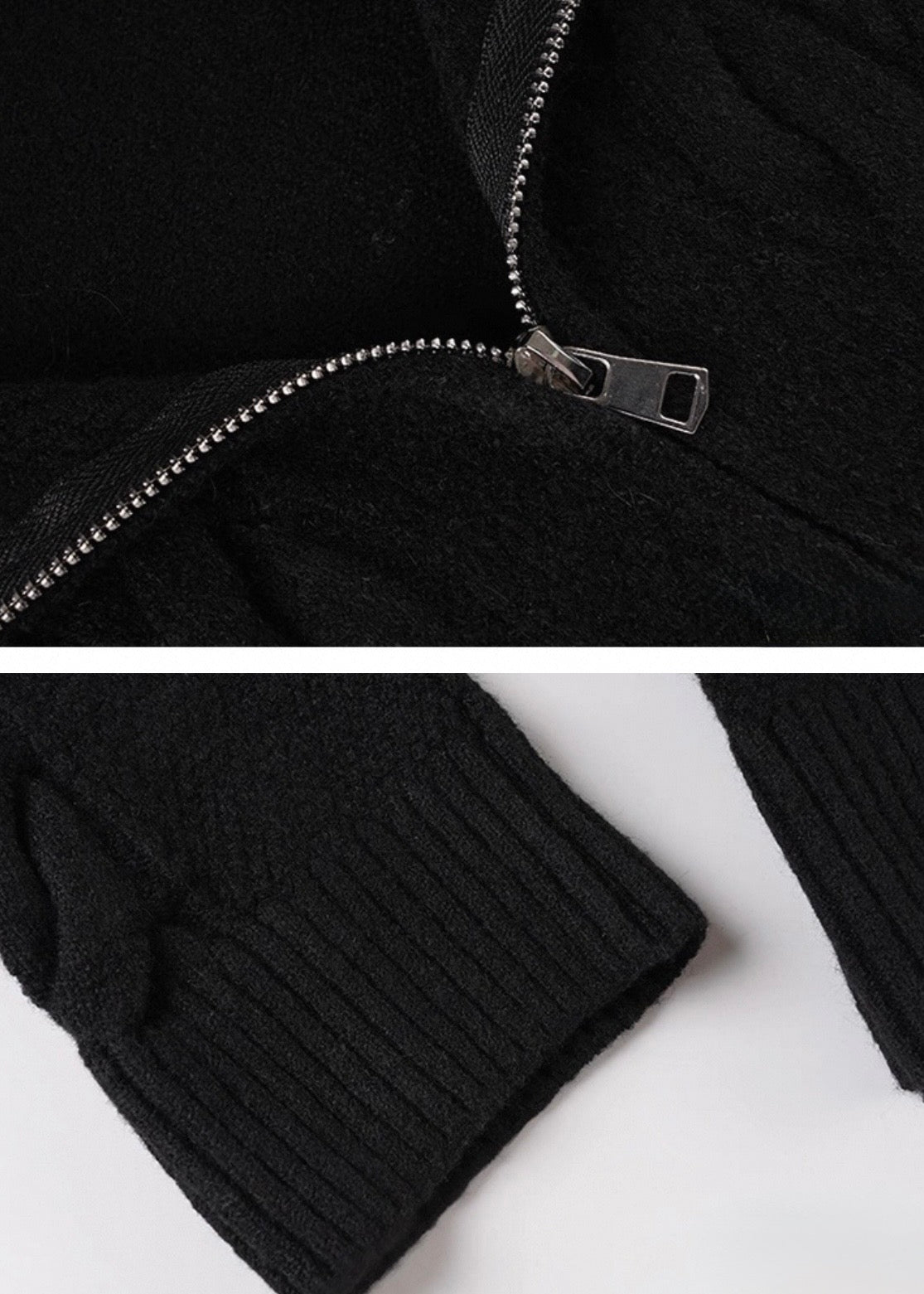 フード付きツイストニットカーディガンパーカー / VO1299