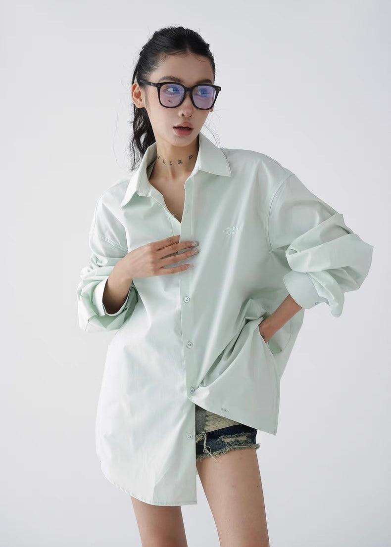 Loose casual relaxed shirt / AS1274