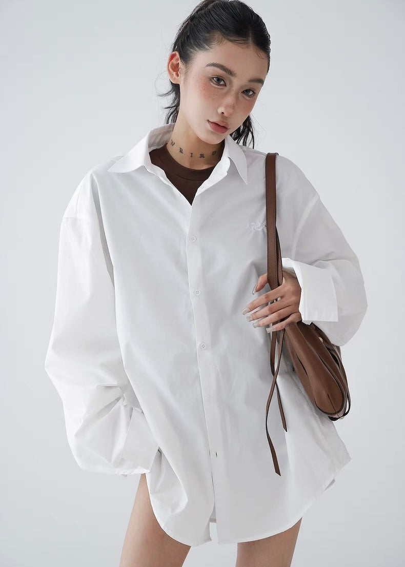 Loose casual relaxed shirt / AS1274