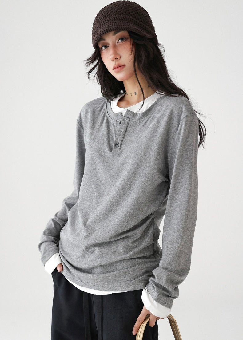 Two-piece long sleeve shirt / AS1193