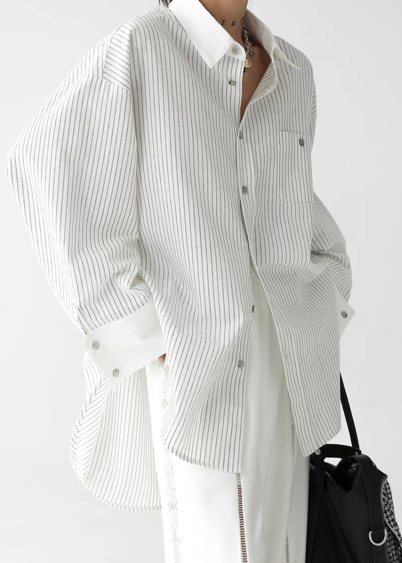 Striped design style shirt / AS1320
