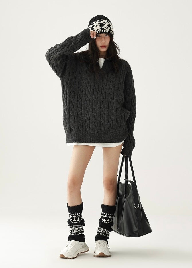 Polo neck sweater / AS1215
