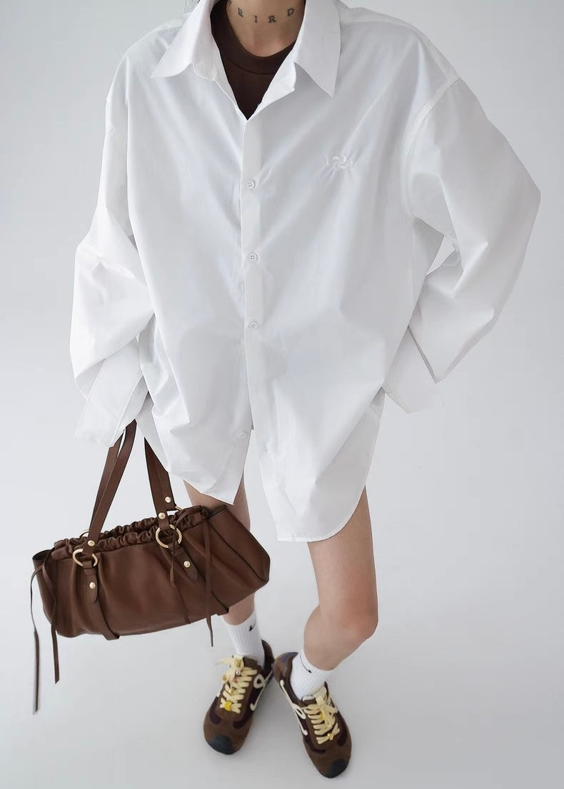 Loose casual relaxed shirt / AS1274