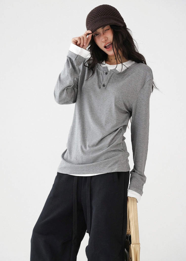 Two-piece long sleeve shirt / AS1193