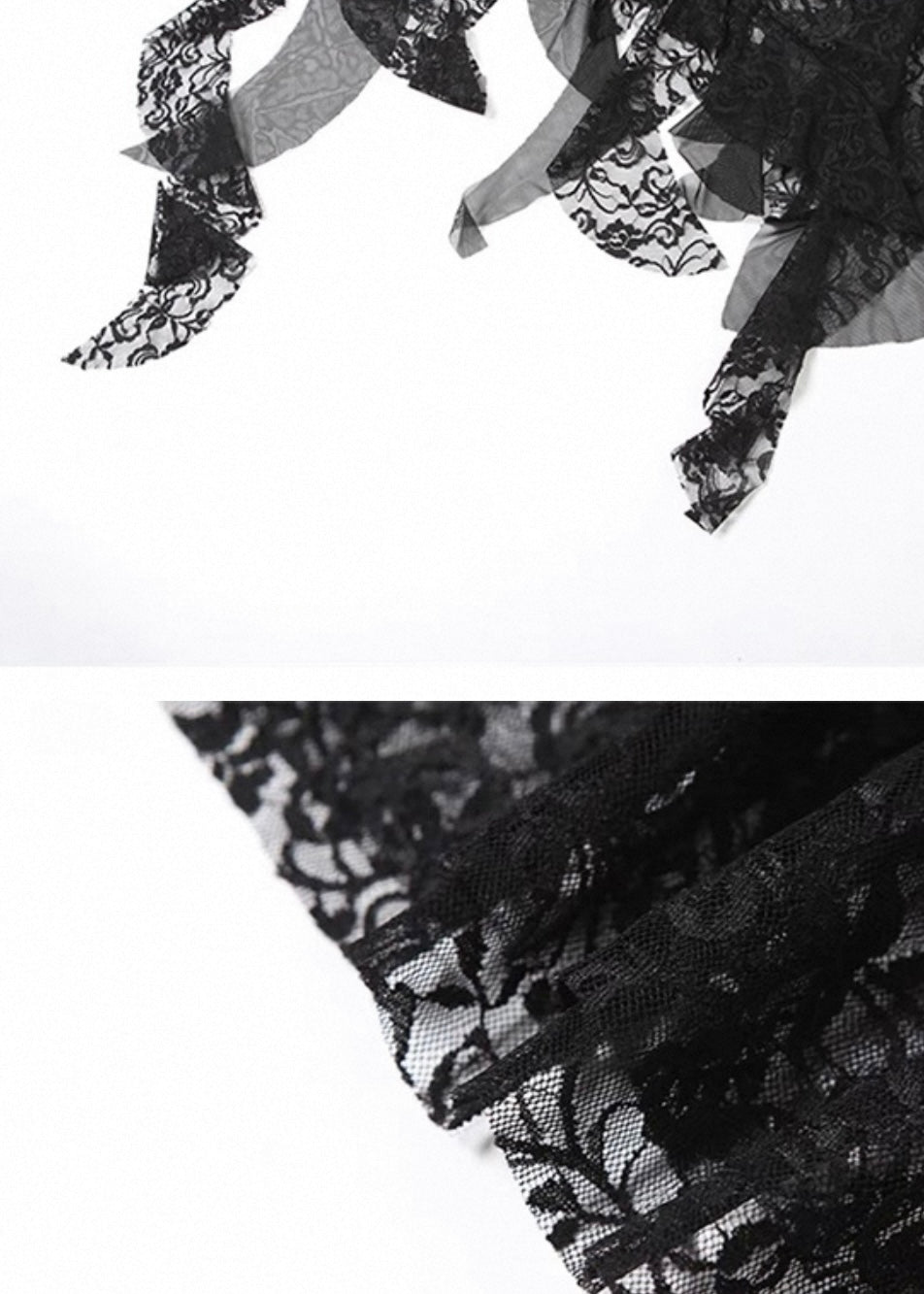 レースイレギュラーヘムスカート / VO1252