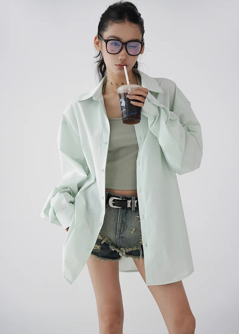 Loose casual relaxed shirt / AS1274