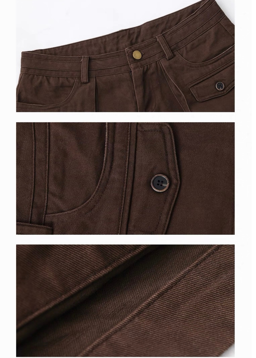 American low waist shorts / AS1324