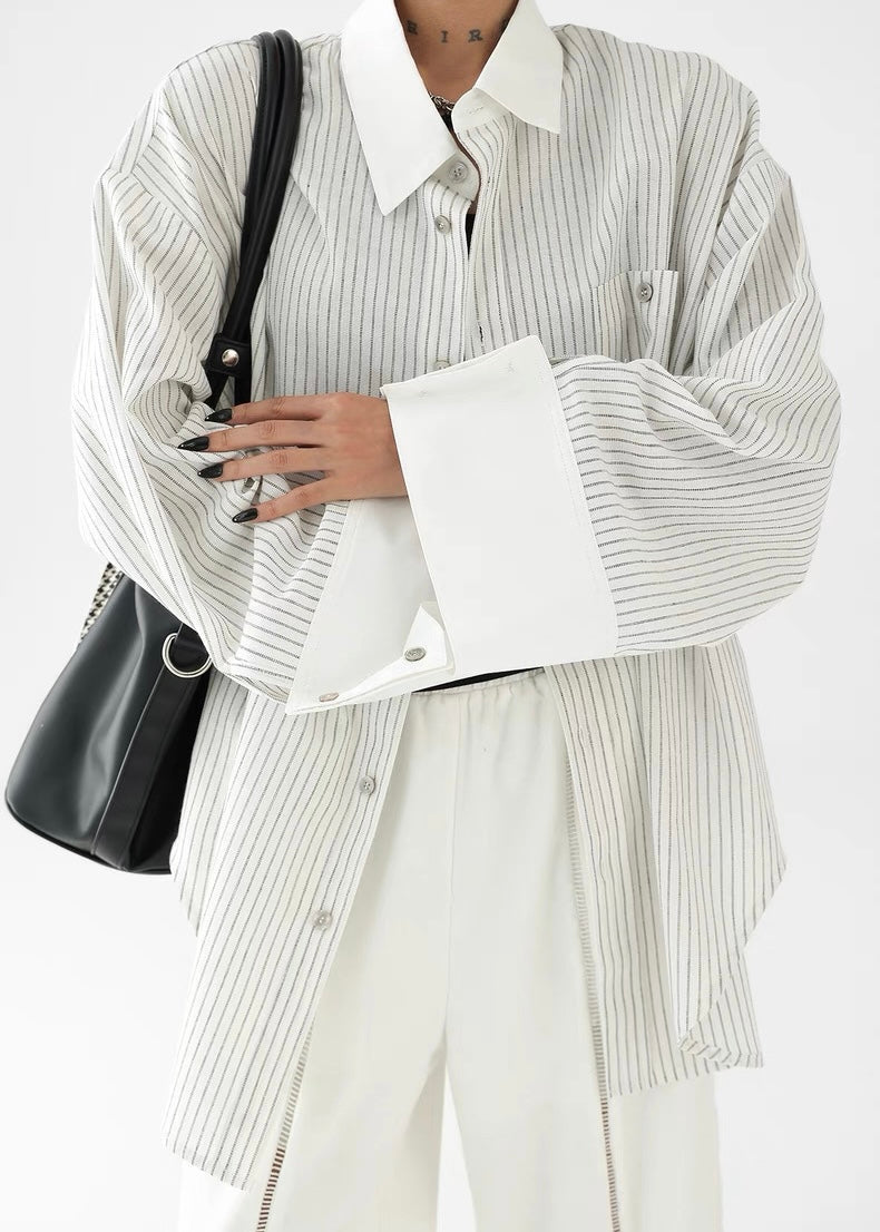 Striped design style shirt / AS1320