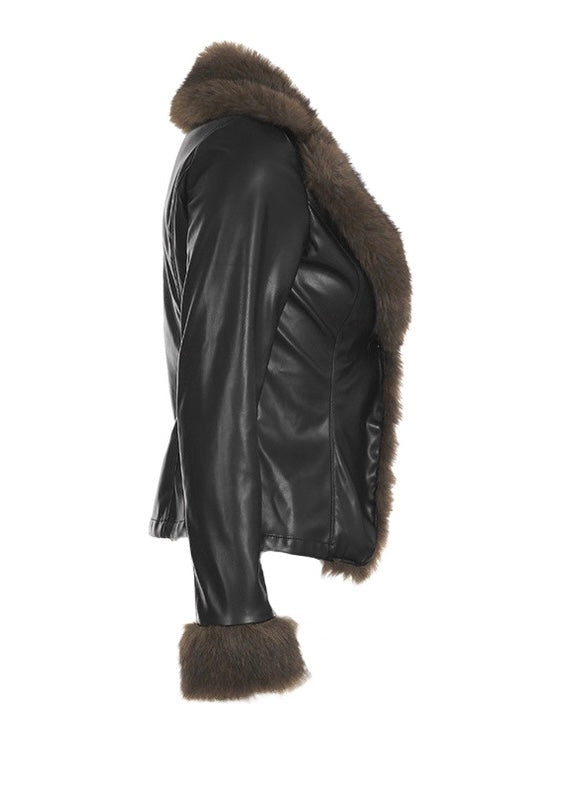 PUレザージャケット / vo1286