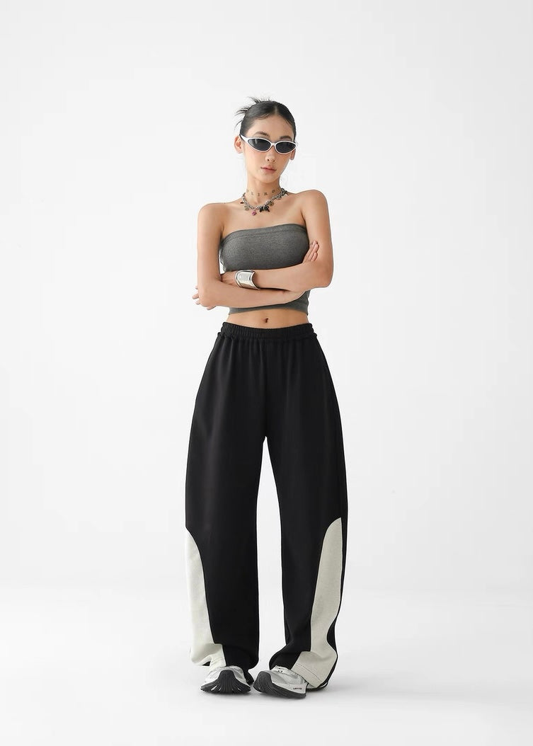 Design contrast sweatpants / AS1325