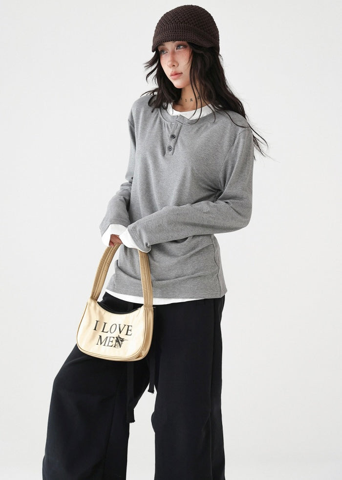Two-piece long sleeve shirt / AS1193