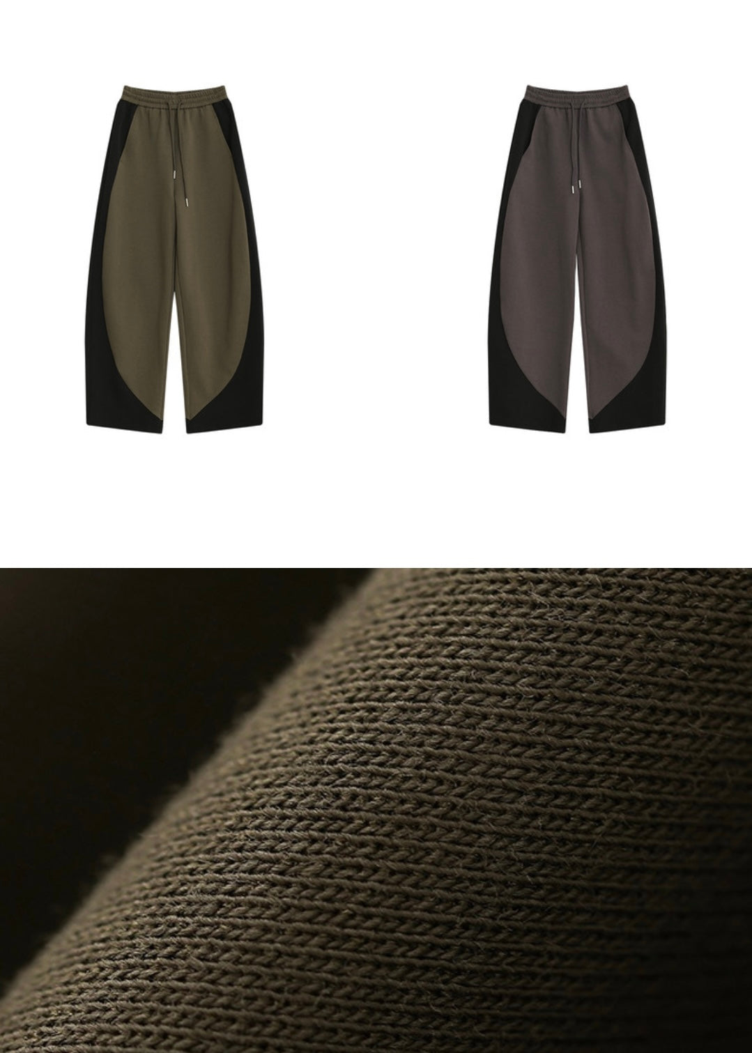 Relaxed loose line pants / AS1219