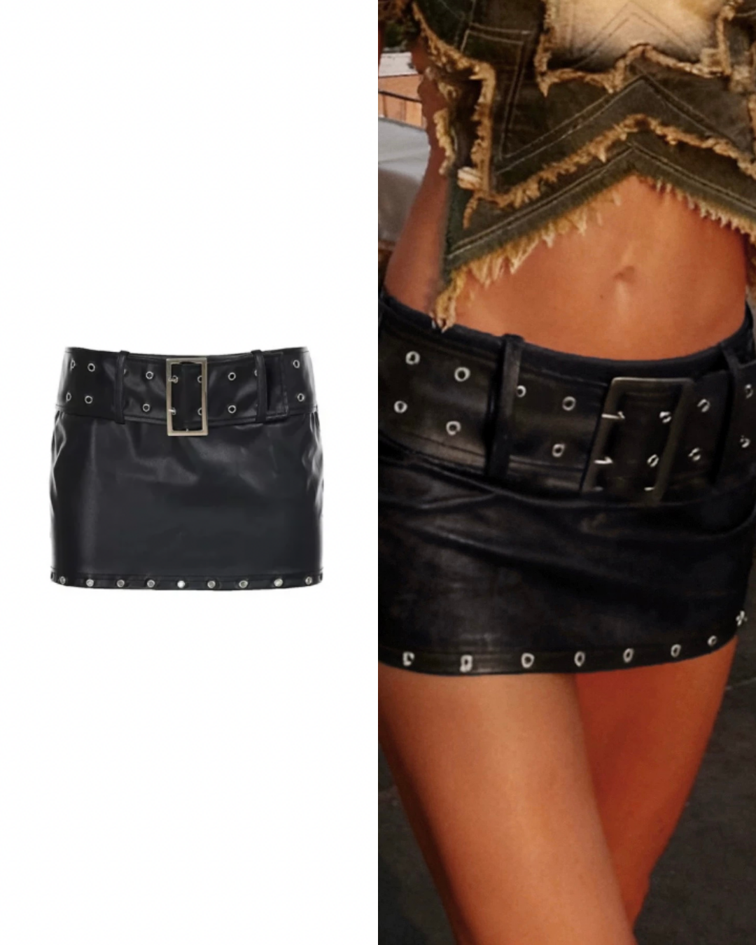 ベルト付きミニスカート / VO1321 – va1halla